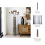 Vase de sol Laynette Elegant en or - Grand vase décoratif pour intérieurs chics, aluminium-1331042136-1331042143