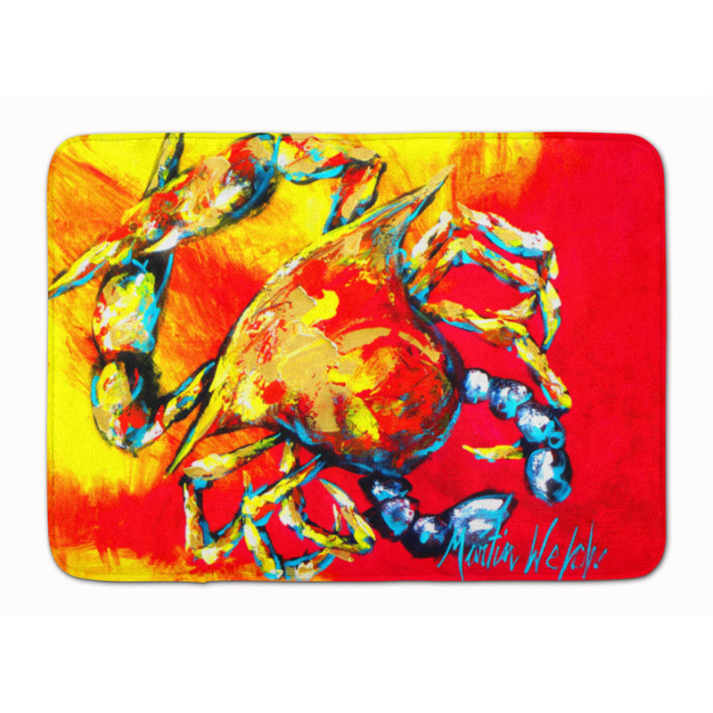 Tapis pour salle de bain en mousse mémoire chaude-dang crab
