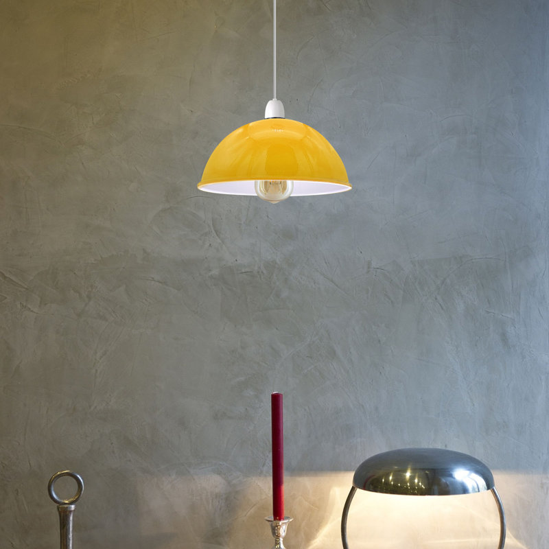 Atanaska 14cm H Metal Lamp Shade ( Uno ) in Yellow