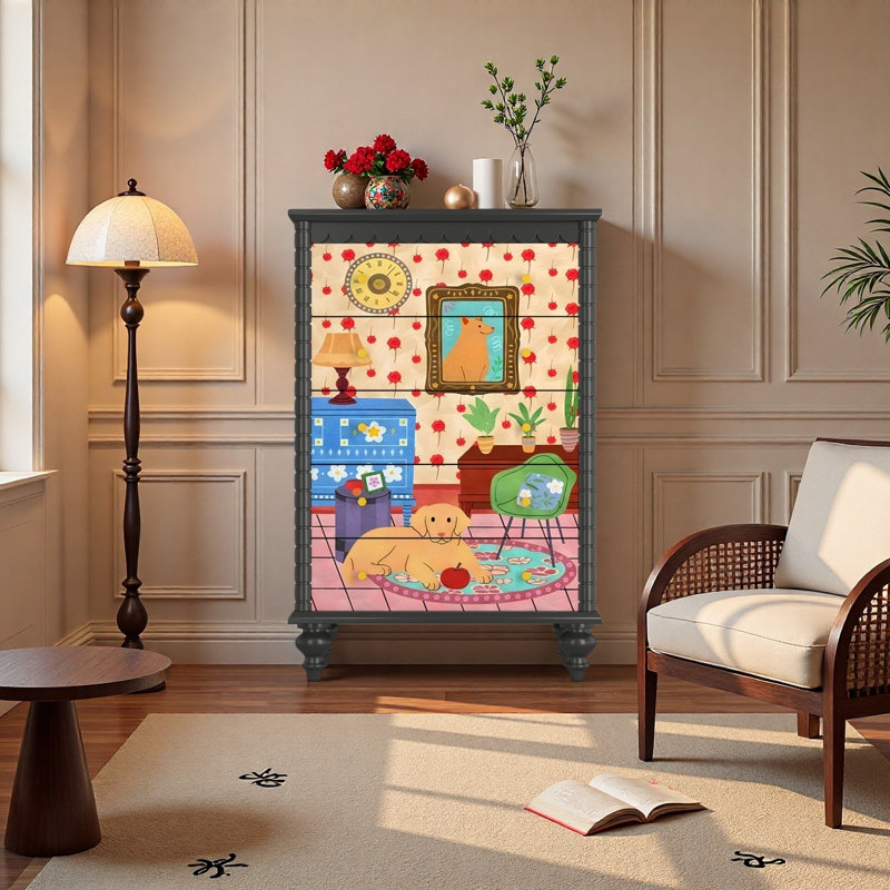 East Urban Home Cute Cartoon Solid Wood Storage Chest - Wayfair Canada
