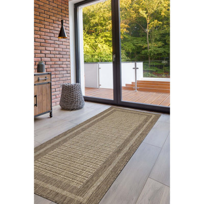 GEL GREEK KEY LATTE 160/225cm