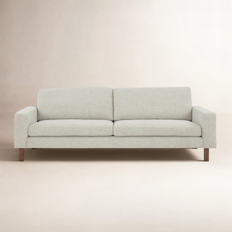 Lobos 87.01'' Upholstered Sofa, Taupe Chenille