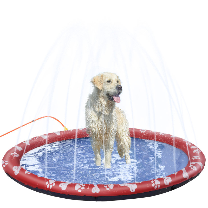 8cm Plastic Dog Pool, 1cm H x 170cm W x 170cm D