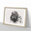 A Silverback Gorilla Watercolour - Single Picture Frame Print on MDF-56740829-56740827