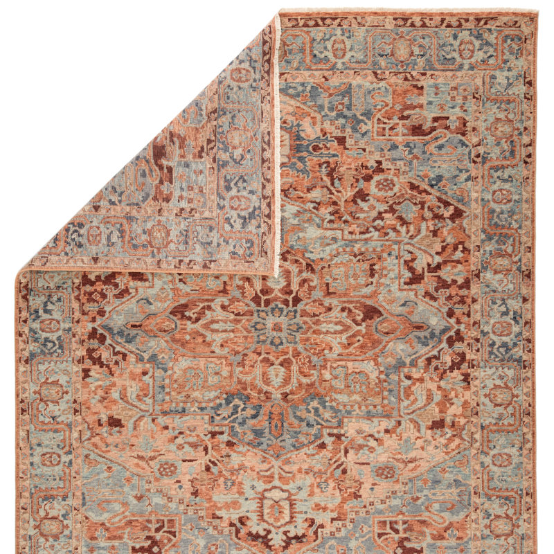 Inspirit Hand Knotted Wool Oriental Area Rug, Rectangle 7'10" x 10'10"