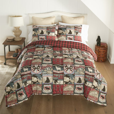 Ensemble d'édredon pour grand lit 3 pièces Your Your Lifestyle par Donna Sharp The Great Outdoor