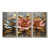 Toile naturelle avec cadre flottant