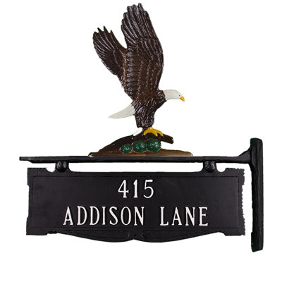 Poteau d'adresse 2 lignes Eagle