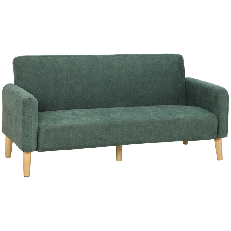 160 cm W Loveseat, Green