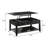 Coffee Table w/Lift Top, Black