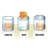 Clear Acrylic Cylinder Display, Plastic Round Container and Riser