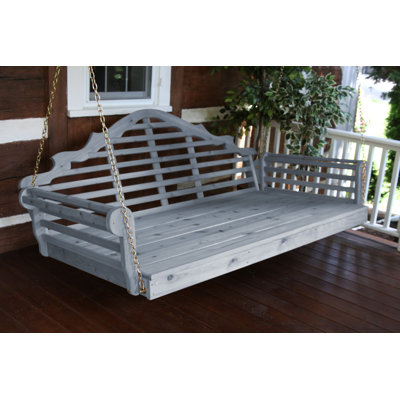 Elfetie 5 Person Cedar Porch Swing