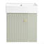 Meuble-lavabo flottant moderne de 21,6 po avec lavabo en céramique, rangement à droite-1320472239