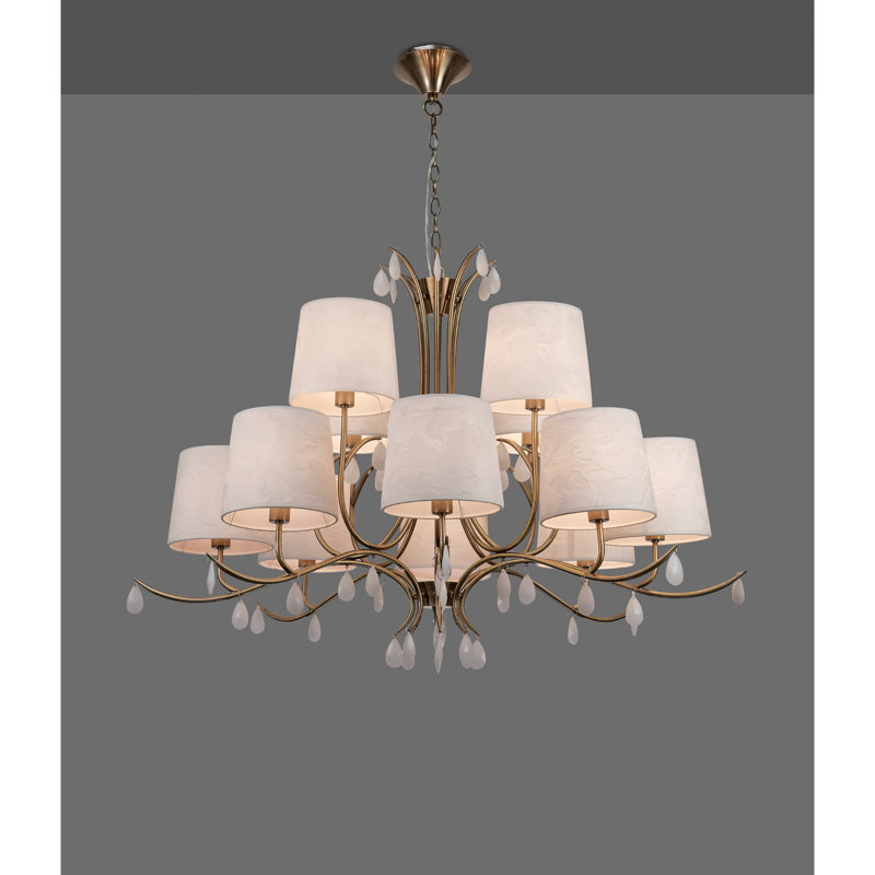 Oney 12 - Light Pendant, Antique Brass