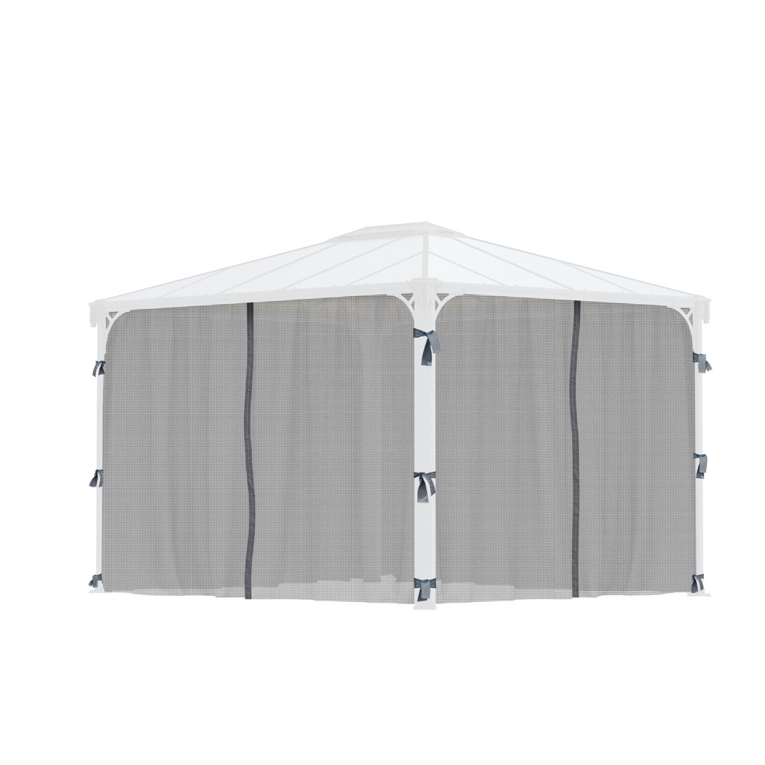 Palram - Canopia Palermo Milano and Martinique Netting Screen Canopia