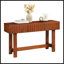 Console cannelée de 52 pouces de style Mid Century Farmhouse avec rangement, pieds en bois massif pour le vestibule et le salon-1623991693