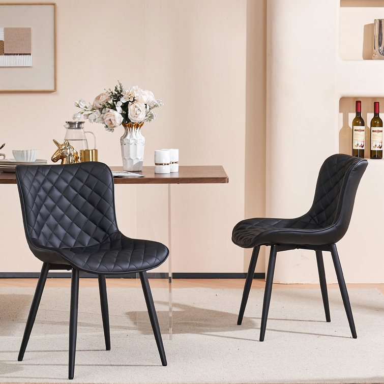 Modern Dining Black Dining Chairs Wayfair George Oliver Heitger