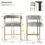 Tabouret de comptoir 25 po en chenille 25 po (ensemble de 2)-813395242