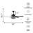 42" Crystal Chandelier Fan with Remote, 6-Speed Reversible DC Motor & Dual Downrods – Year-Round Comfort & Modern Style-322166809-322166811