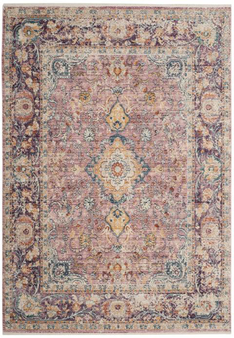 Auerbach Oriental Viscose Area Rug, Rectangle 183 x 274 cm