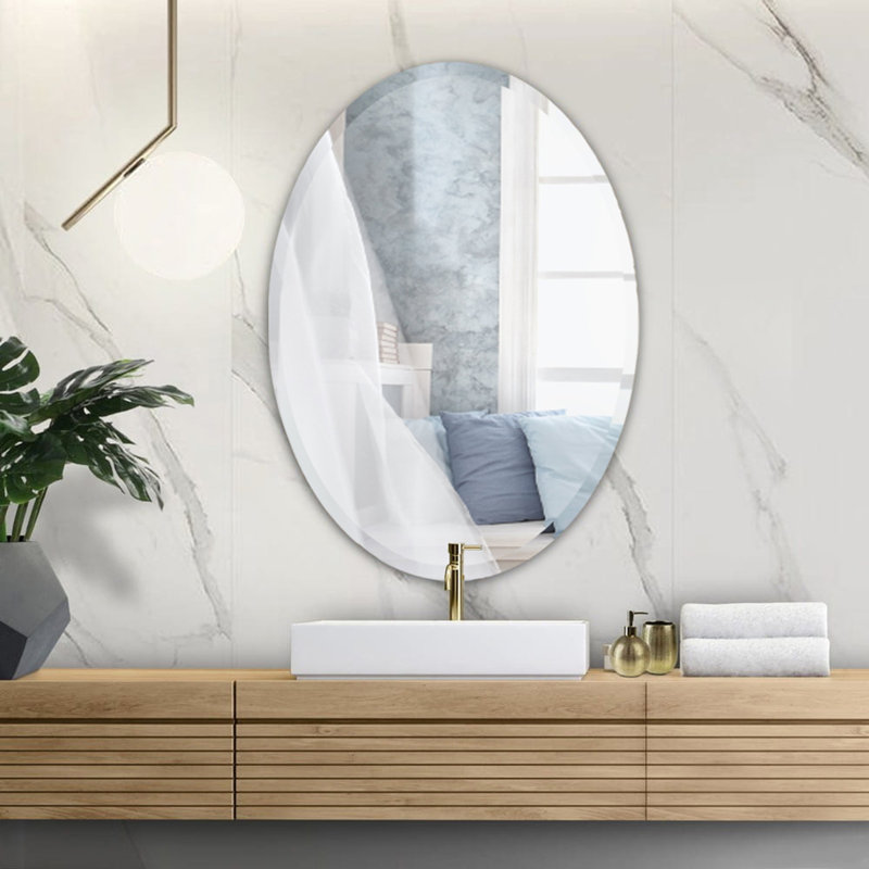 Raiquan Oval Mirror, 50cm x 70cm