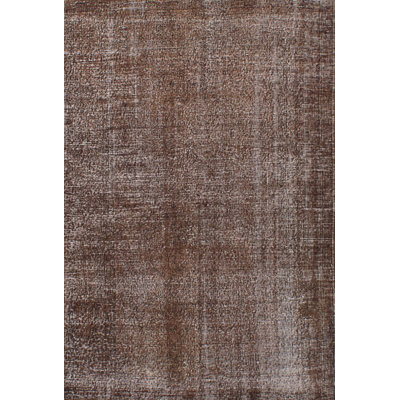 Tapis unique en laine noué à la main 4 pi 11 po x 7 pi 3 po gris couleur transitionnelle brune Worchester