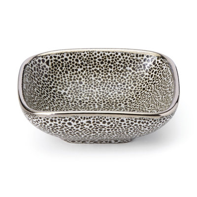 Panthera Stoneware Nut Bowl