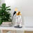 Modern Hand-Painted Table Lamp, 11.8 x 12.6 x 5.9 inches | 100% Polyester Shade, E27 Socket, Max 40W (Bulb Not Included) | Unique Novelty Design with 78.7-inch Cable | Perfect for Home Décor & Accent Lighting-1635528679