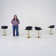 Christal Swivel Upholstered Adjustable Height Counter Stool
