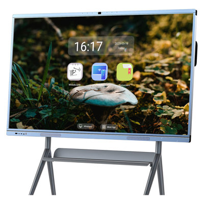 JYXCN Smart Board?Wireless 4K Interactive?Multi-Touch Whiteboard for Educational/Kids Learning for Group Activities?