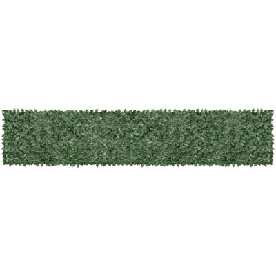39"x198" Artificial Faux Ivy Leaf Privacy Fence Screen with Mesh Cloth Backing