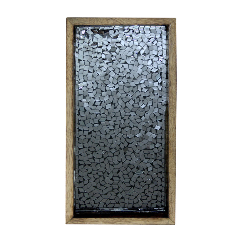  Plateau de table basse en bois mosaïque