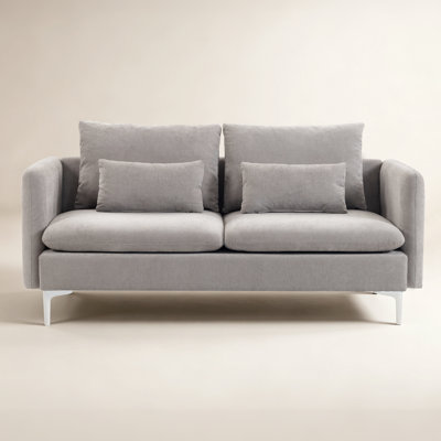 Contemporary  Sectional Sofa with Pillows