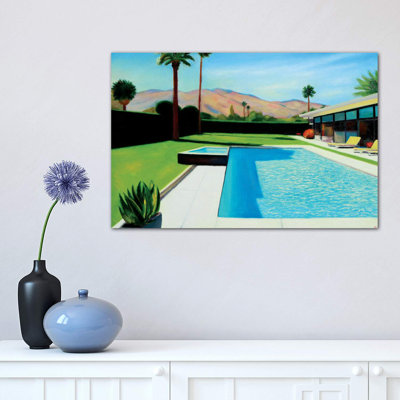 Palm Springs Monday 1 Piece Wrapped Canvas Painting