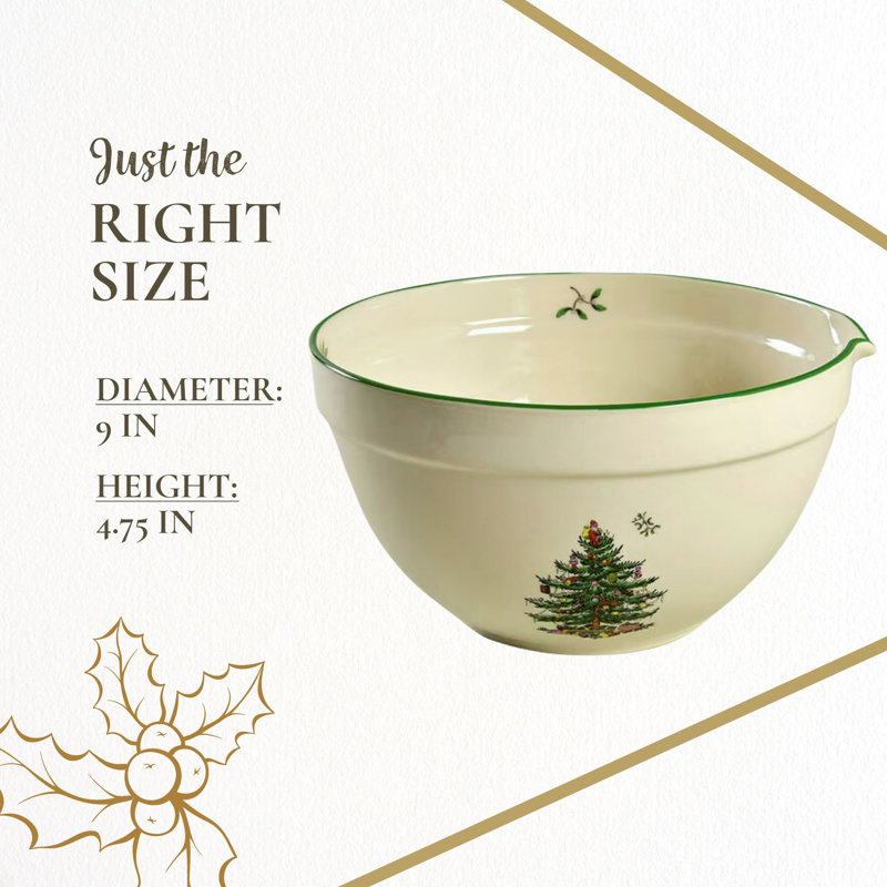 9" Mixing Bowl with Spout