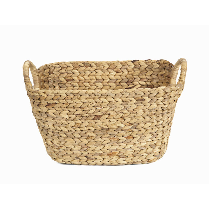 Bloomsbury Market Caracas Wicker Basket, 27.5cm H x 27cm W x 46cm D