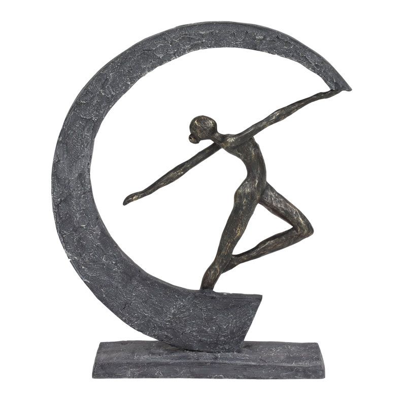 Figurine dansante avec croissant de lune