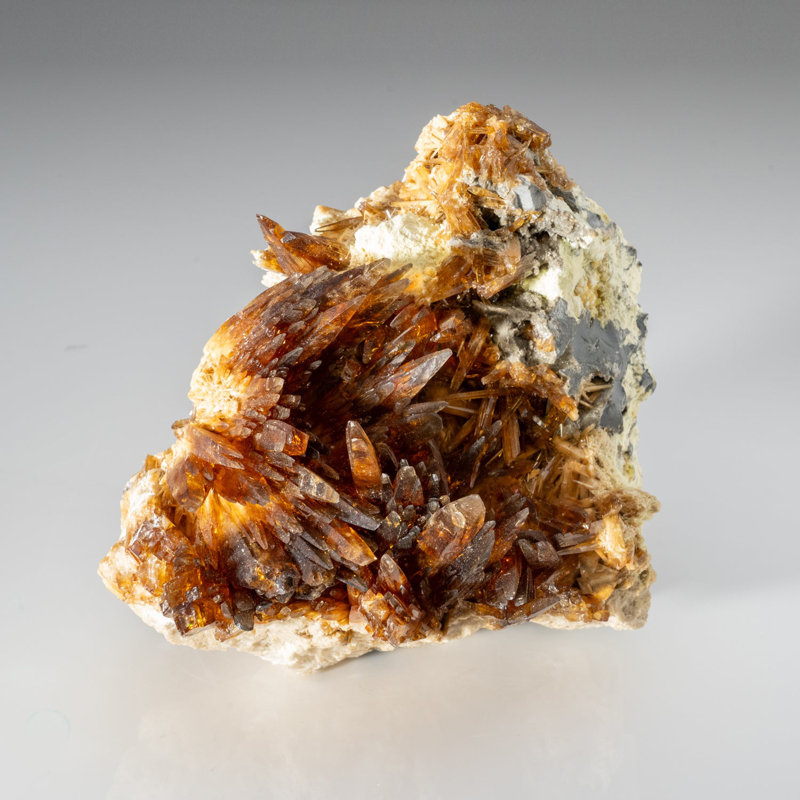 Barite with Sulfur from Machow Mine, Tarnobrzeg, Poland