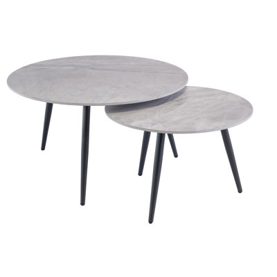 2-tlg. Couchtisch-Set Luna