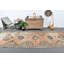 Tapis de couloir turc rétro en laine orange pour la cuisine et les escaliers - Style antique délavé brun / orange