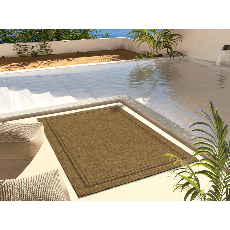Aelbert Rectangle Flatweave Indoor / Outdoor Area Rug, Rectangle 160 x 230cm