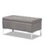 Polyester Upholstered Storage Bench-238857752
