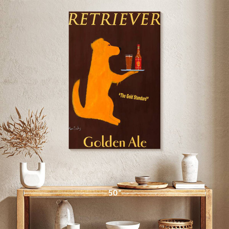 Yarlin Retriever Golden Ale, H 24 po x l 16 po