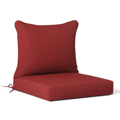 Coussin de siège / dossier d'extérieur 2 pièces 