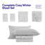 Ultra Soft Microplush Solid Fleece Sheet Set - Full, Grey-117002902-117002907