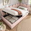 Upholstered Hydraulic Storage Bed-135695611