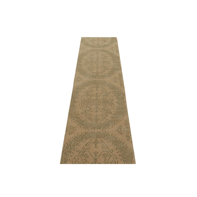Handmade Silk and Wool Area Rug