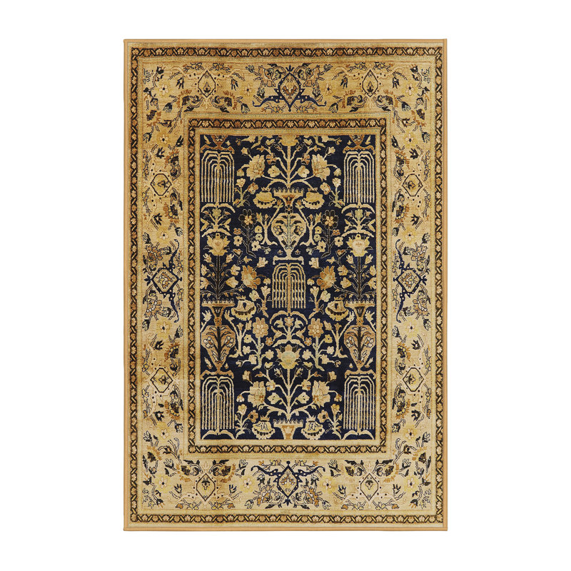 Oriental Indoor Rug, Rectangle 7' x 9'