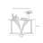 Semi-Circle Solid Wood Console Table-109006880
