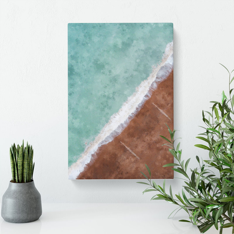 View Of Brighton Beach - Wrapped Canvas, 50cm H x 35cm W x 3cm D